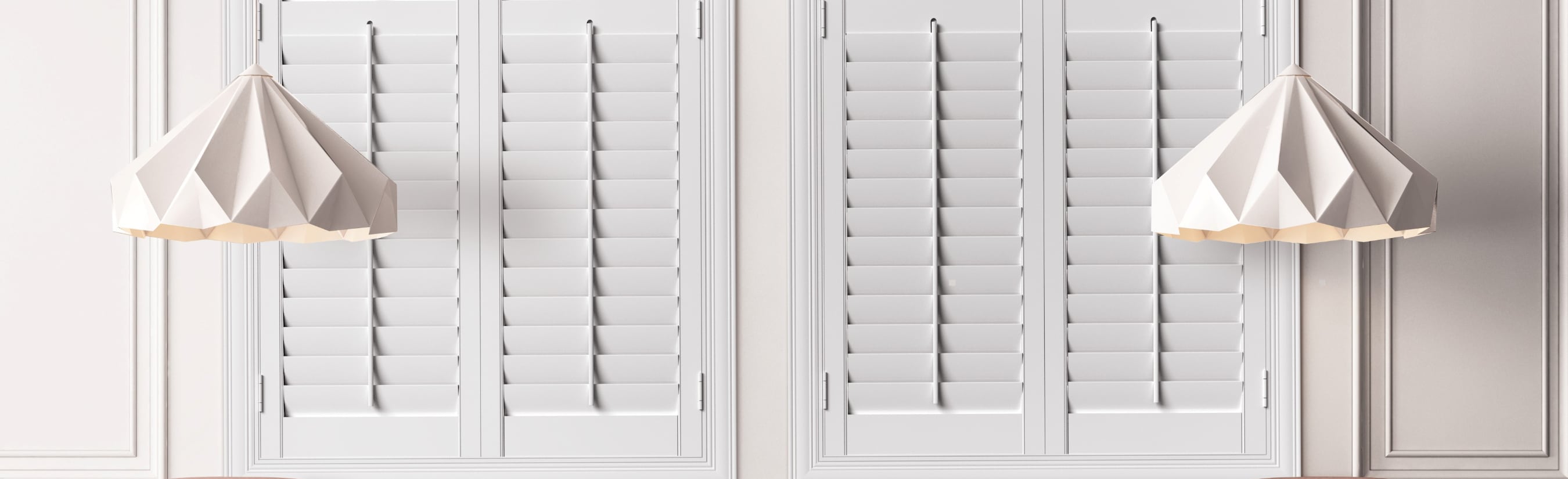 White Shutters In Sitting Room